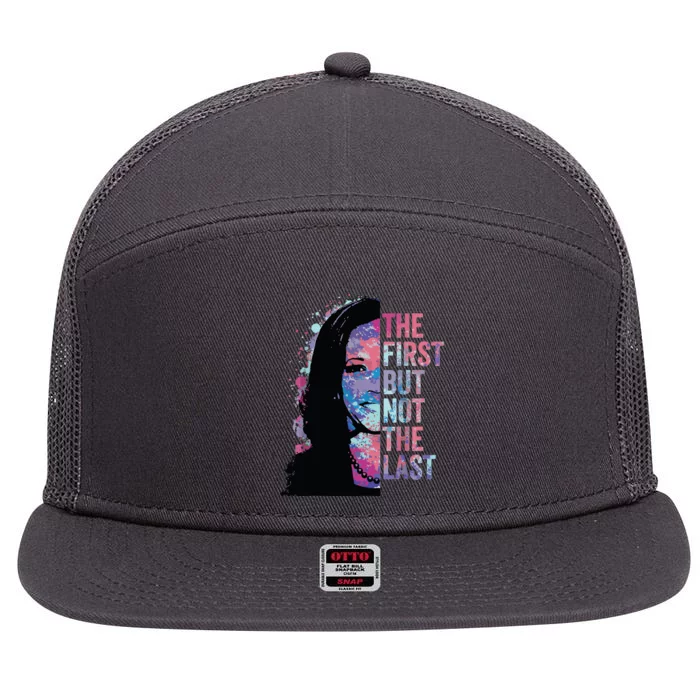 The First But Not The Last 7 Panel Mesh Trucker Snapback Hat