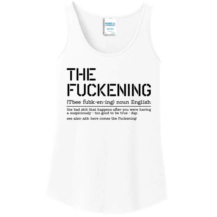 The Fuckening Bad Day Ladies Essential Tank