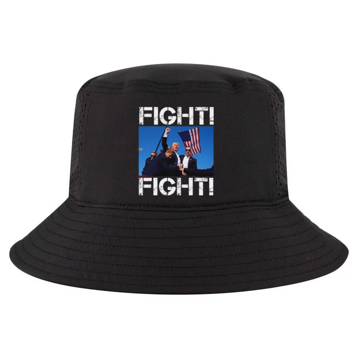 Trump Fight Bold Election 2024 Design Cool Comfort Performance Bucket Hat