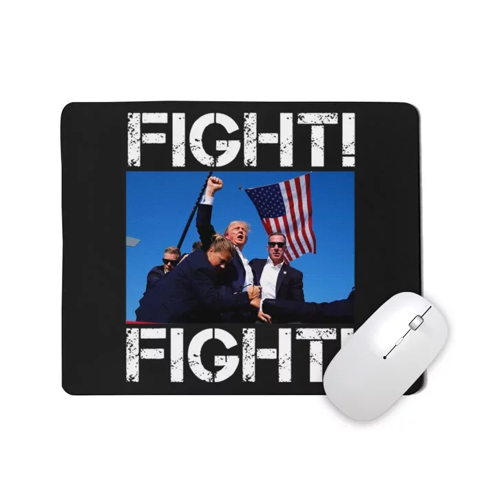 Trump Fight Bold Election 2024 Design Mousepad