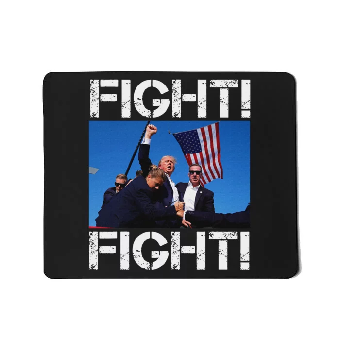 Trump Fight Bold Election 2024 Design Mousepad