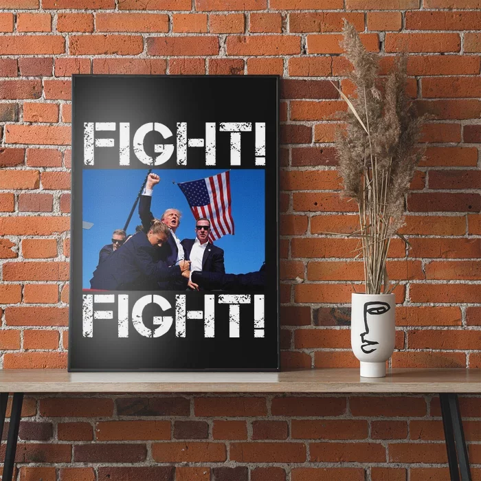 Trump Fight Bold Election 2024 Design Poster