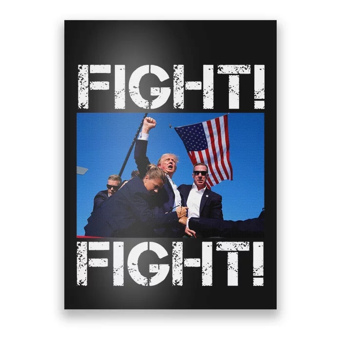 Trump Fight Bold Election 2024 Design Poster