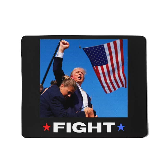 Trump Fight Bold Election 2024 Design Mousepad