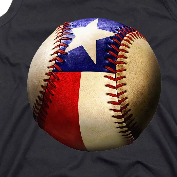 Texas Flag Baseball Tank Top