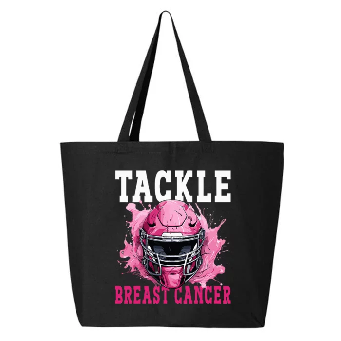 Tackle Football Breast Cancer Awareness Pink Ribbon Kids 25L Jumbo Tote