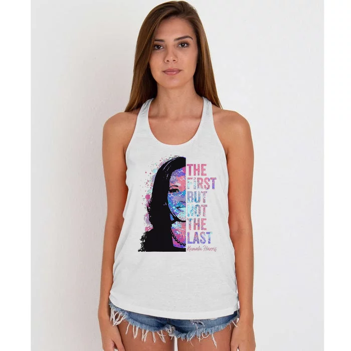 The First But Not The Last Women's Knotted Racerback Tank