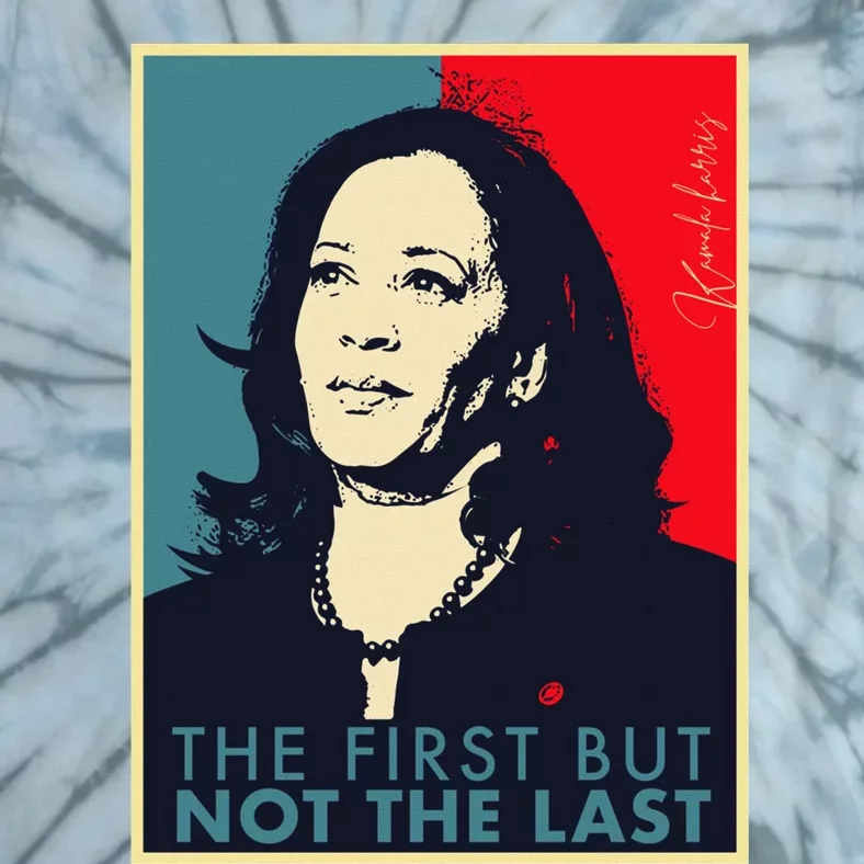 The First But Not The Last Kamala Harris Vp Vice President Tie-Dye T-Shirt