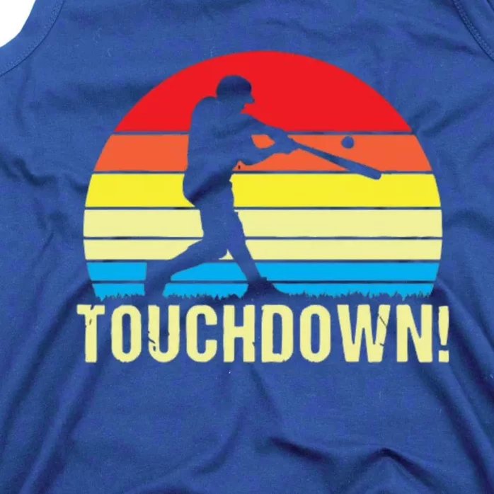 Touchdown!gift Funny Baseball Touchdown Teegift Great For Games Gift Tank Top