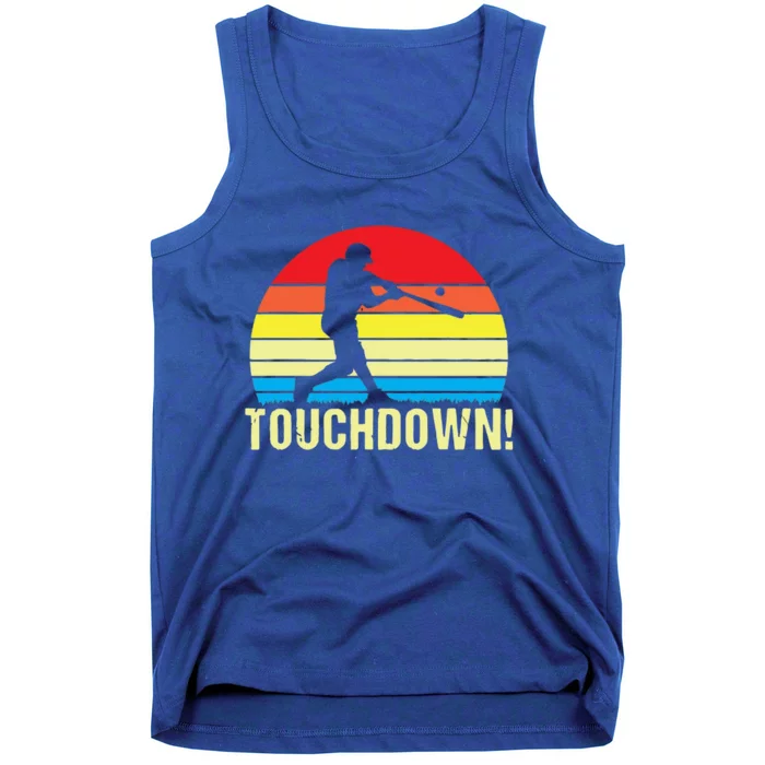 Touchdown!gift Funny Baseball Touchdown Teegift Great For Games Gift Tank Top