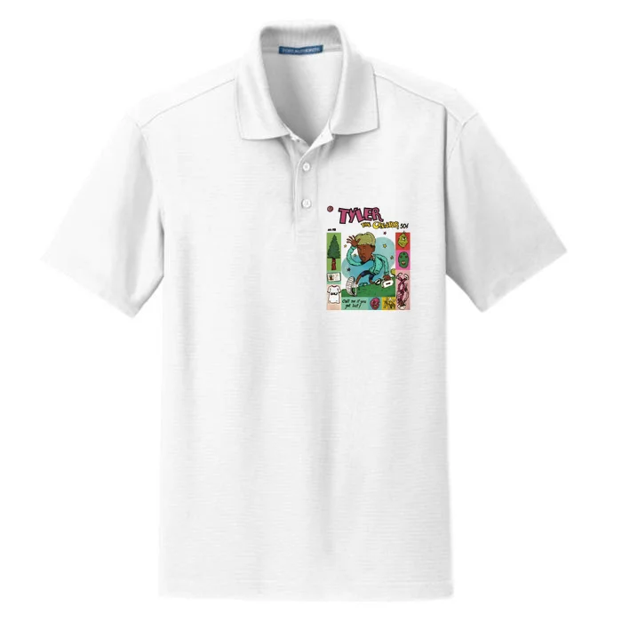 Tyler Flower Boy RetroTyler Flower Boy Retro Classic Classic Dry Zone Grid Performance Polo