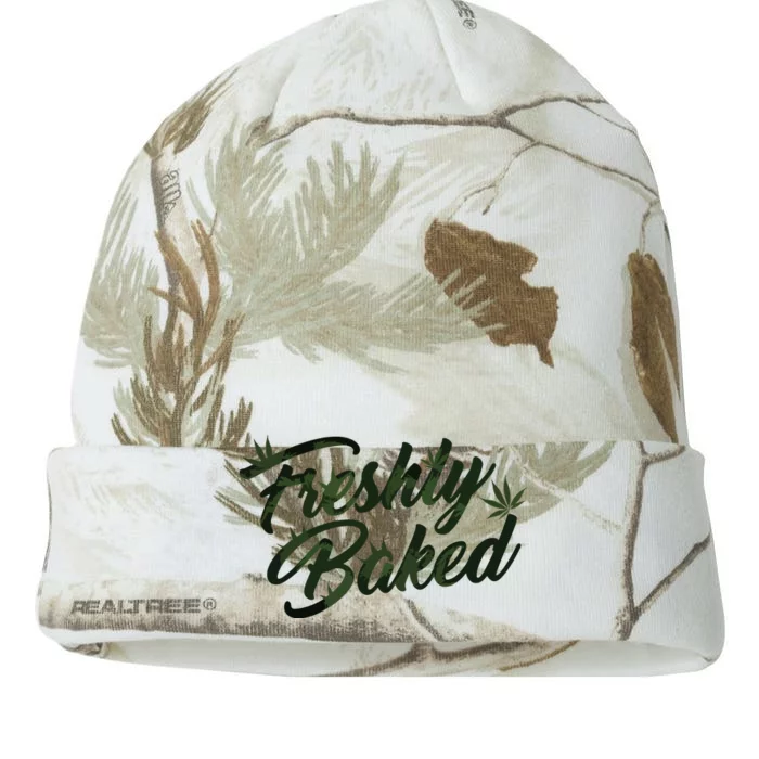 THC Freshly Baked Cannabis Medical Marijuana Kati - 12in Camo Beanie