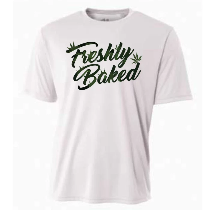 THC Freshly Baked Cannabis Medical Marijuana Cooling Performance Crew T-Shirt