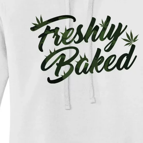 THC Freshly Baked Cannabis Medical Marijuana Women's Pullover Hoodie