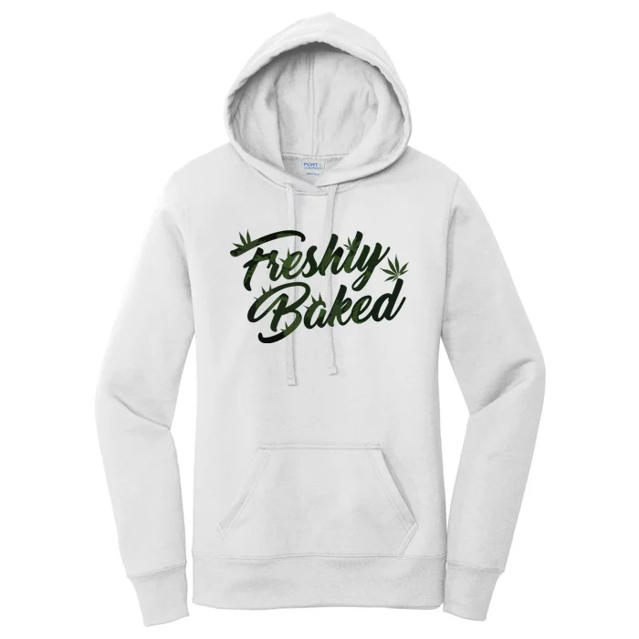 THC Freshly Baked Cannabis Medical Marijuana Women's Pullover Hoodie