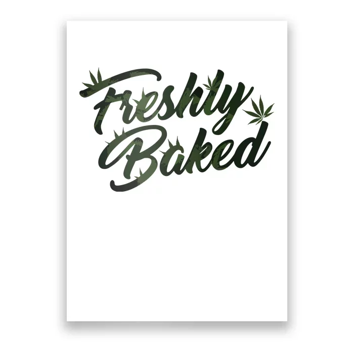 THC Freshly Baked Cannabis Medical Marijuana Poster