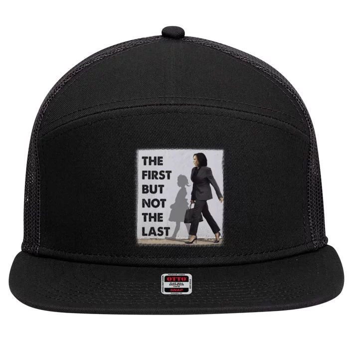 The First But Not The Last Kamala Harris Ruby Bridges Madam 7 Panel Mesh Trucker Snapback Hat