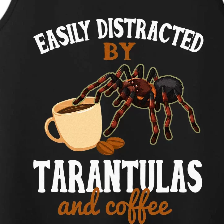 Tarantula Funny Coffee Lover Pet Tarantula Lover Performance Tank