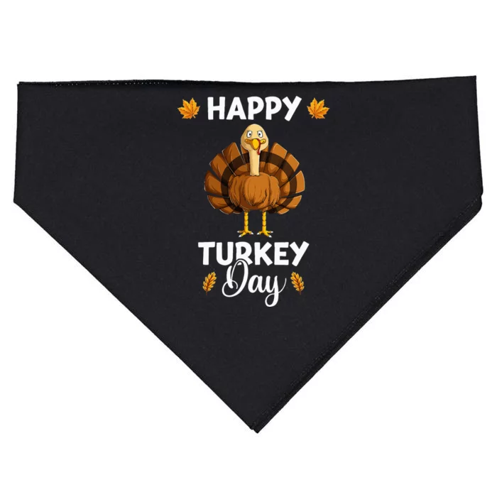 Thanksgiving Feast Celebration USA-Made Doggie Bandana