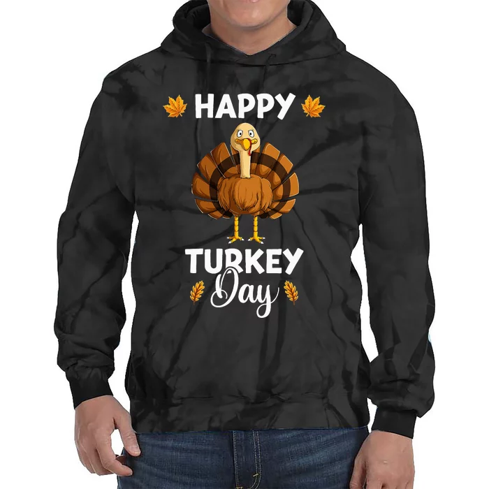 Thanksgiving Feast Celebration Tie Dye Hoodie