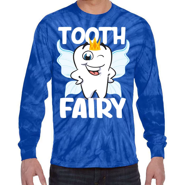 Tooth Fairy Cute Funny Gift Tie-Dye Long Sleeve Shirt