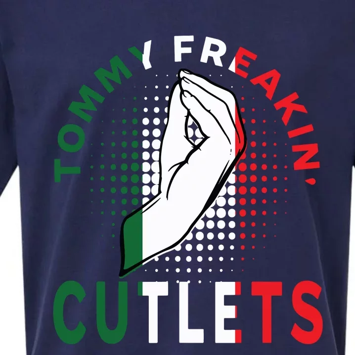 Tommy Freakin Cutlets New Jersey Funny Viral Women Sueded Cloud Jersey T-Shirt