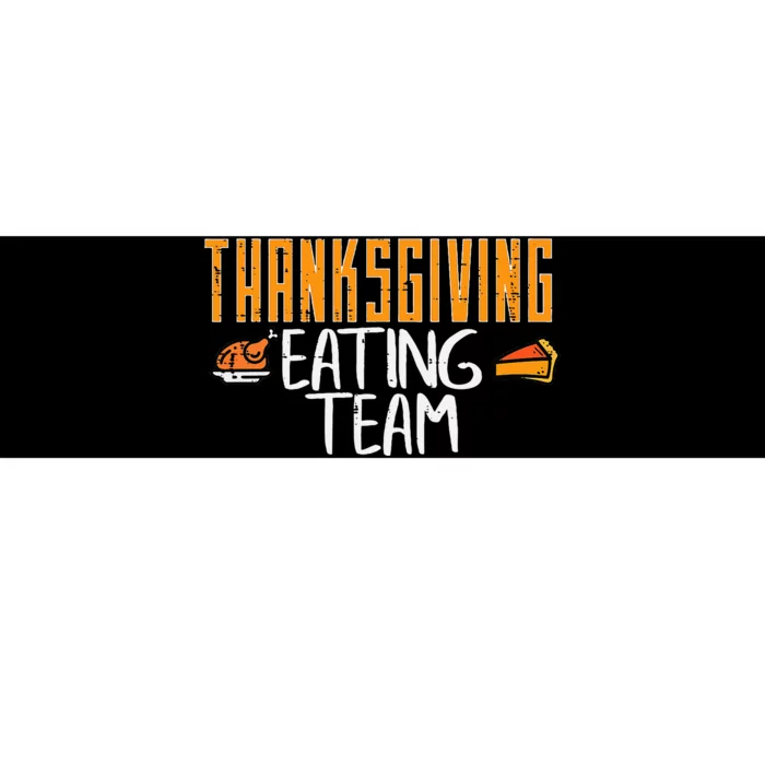 Thanksgiving Feast Crew Foodie Friends Bumper Sticker