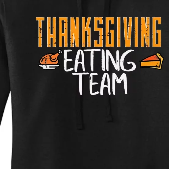 Thanksgiving Feast Crew Foodie Friends Women's Pullover Hoodie