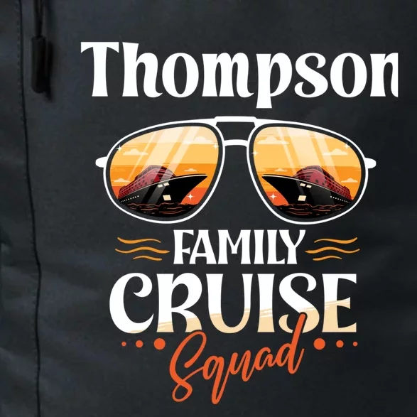 Thompson Family Cruise Squad Personalized Thompson Vacation Gift Daily Commute Backpack