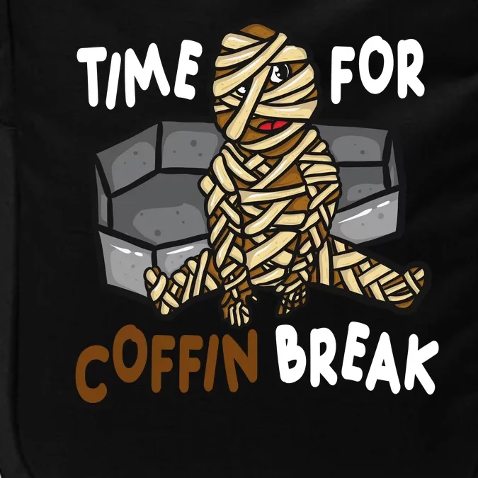 Time For Coffin Break Zombie Funny Impact Tech Backpack