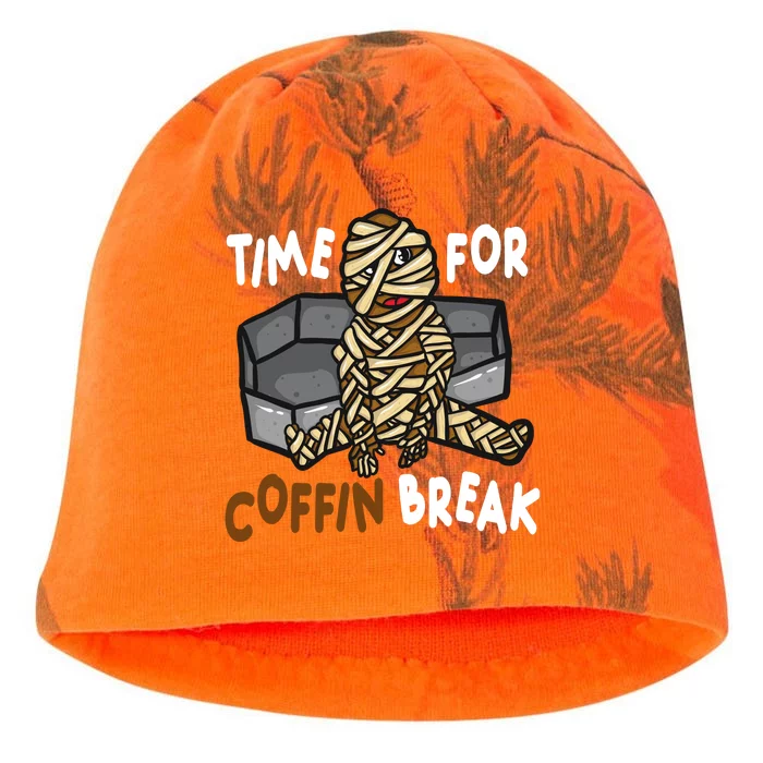 Time For Coffin Break Zombie Funny Kati - Camo Knit Beanie