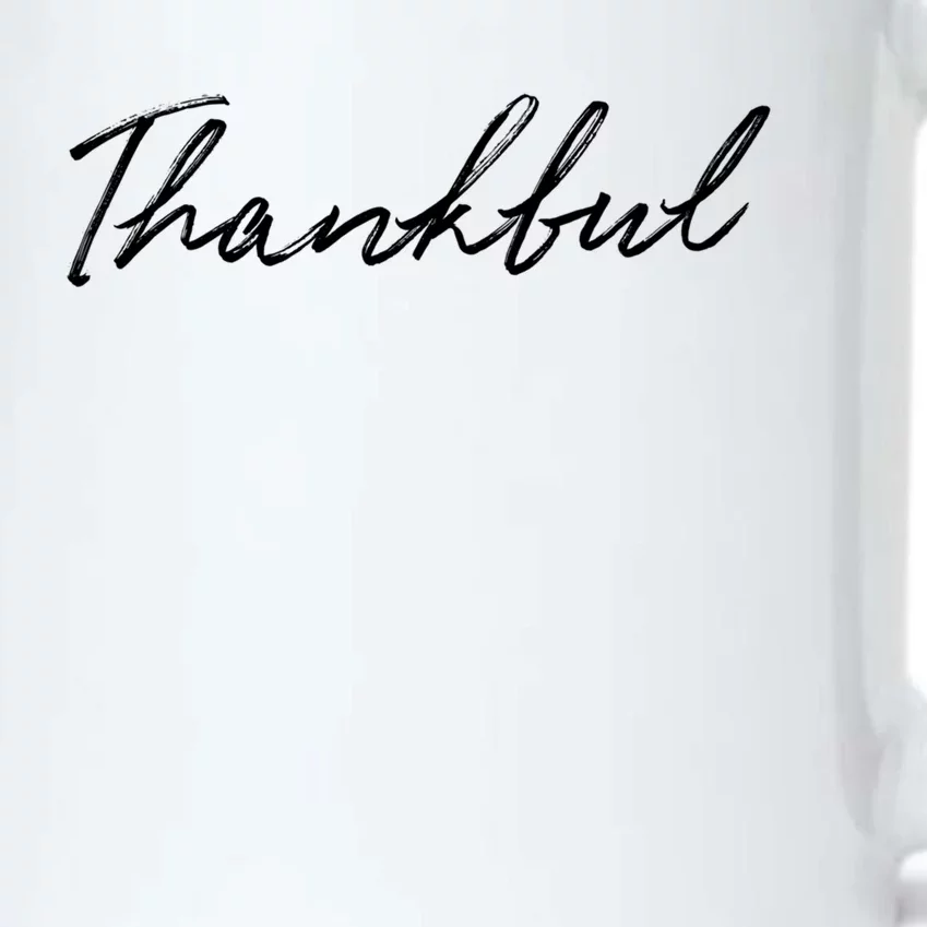 Thankful Funny Cute Saying Novelty Mom Wife Gift Idea Gift Black Color Changing Mug