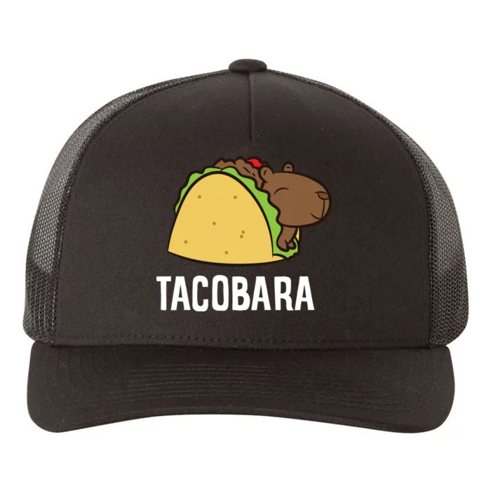 Tacobara Funny Capybara Tacos Yupoong Adult 5-Panel Trucker Hat