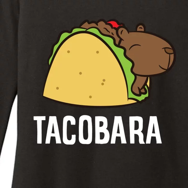 Tacobara Funny Capybara Tacos Womens CVC Long Sleeve Shirt