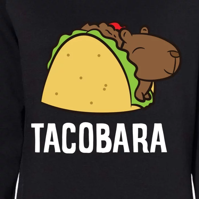 Tacobara Funny Capybara Tacos Womens California Wash Sweatshirt