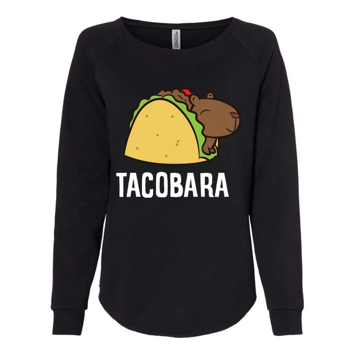 Tacobara Funny Capybara Tacos Womens California Wash Sweatshirt