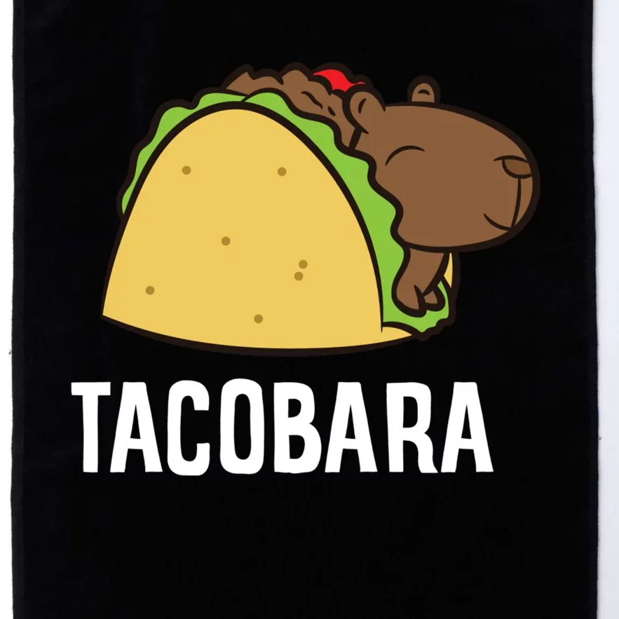 Tacobara Funny Capybara Tacos Platinum Collection Golf Towel