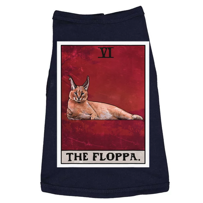 The Floppa Caracal Cat Tarot Card Funny Meme Doggie Tank