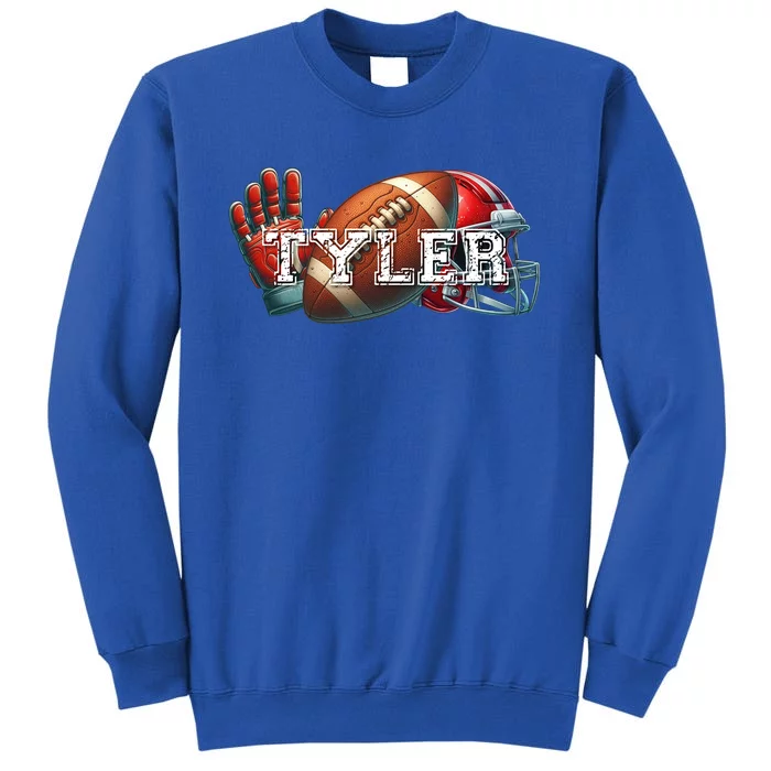 Tyler Football Custom Name Gift Sweatshirt