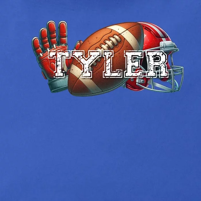 Tyler Football Custom Name Gift Zip Tote Bag