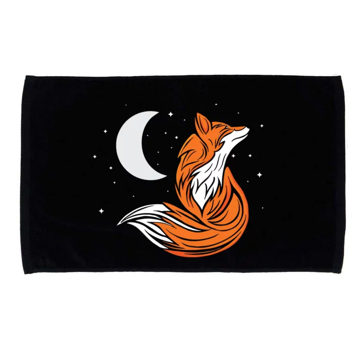 Tribal Fox Camper Zookeeper Wildlife Animal Lover Microfiber Hand Towel