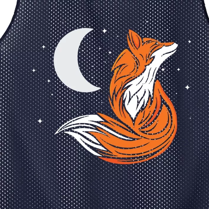 Tribal Fox Camper Zookeeper Wildlife Animal Lover Mesh Reversible Basketball Jersey Tank