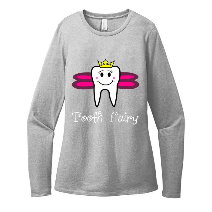 Tooth Fairy Cute Dental Hygienist Dentist Meaningful Gift Womens CVC Long Sleeve Shirt