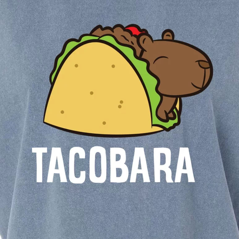 Tacobara Funny Capybara Tacos Garment-Dyed Women's Muscle Tee