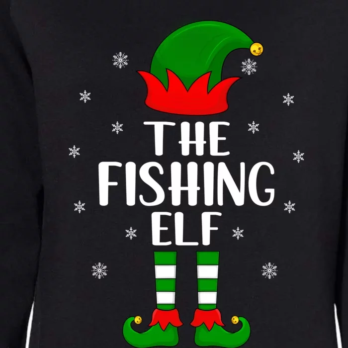 The Fishing Christmas Party Matching Family Xmas Great Gift Womens California Wash Sweatshirt