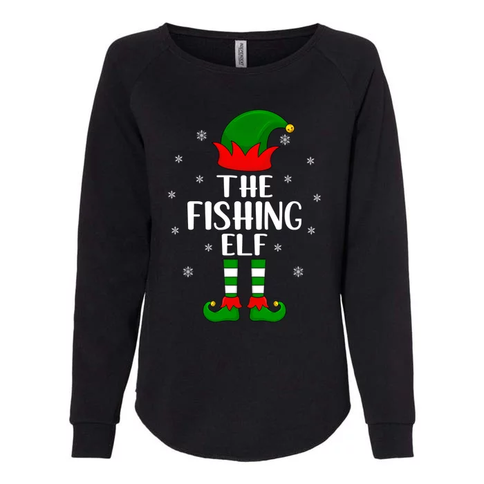 The Fishing Christmas Party Matching Family Xmas Great Gift Womens California Wash Sweatshirt