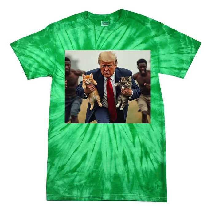 Trump For Cats Tie-Dye T-Shirt