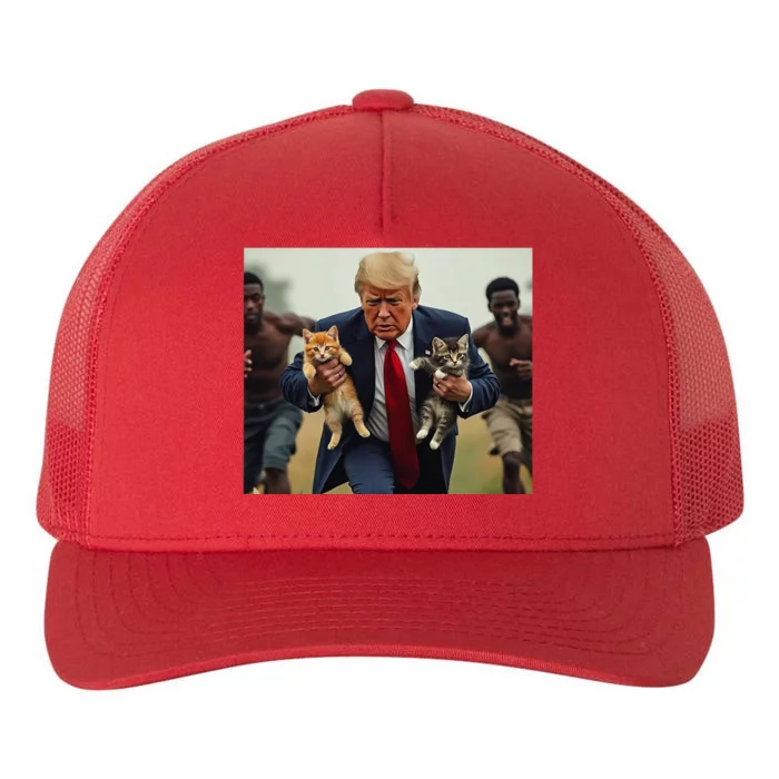 Trump For Cats Yupoong Adult 5-Panel Trucker Hat