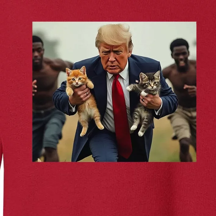 Trump For Cats Toddler Sweatshirt