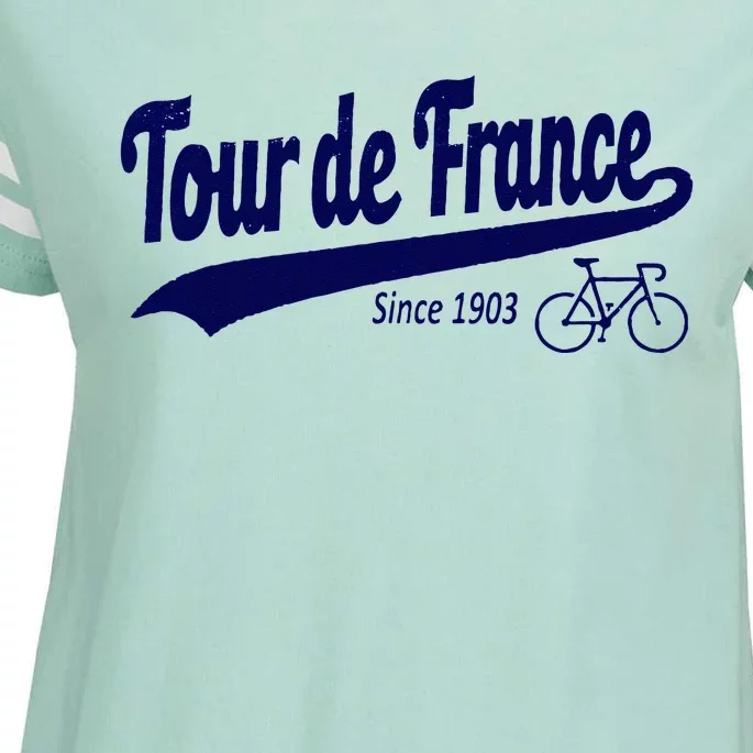 Tour Funny Cycling Tour  France Cycling Fan Enza Ladies Jersey Football T-Shirt